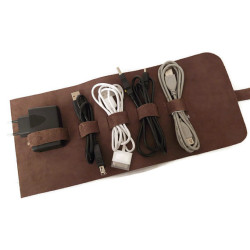 Leather Cable Holder