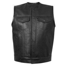 Men Leather Vest