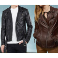 Men Motorcycle Leather Jacket