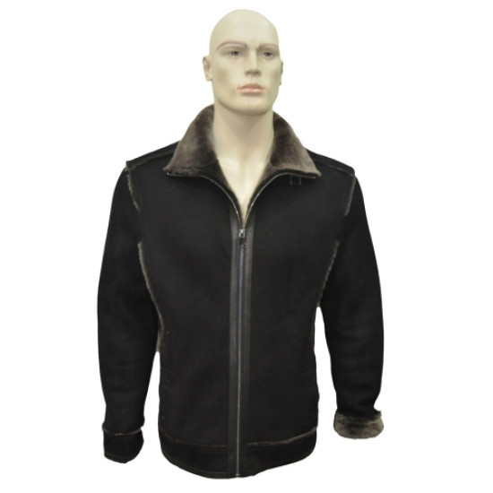 Men's Genuine Shearling Sheepskin Vintage Stylish Winter Jacket