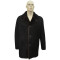 Men's Genuine Shearling Sheepskin And Leather Classic Long Winter Coat