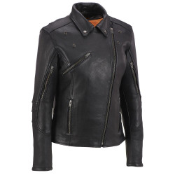 Women Biker Leather Jacket